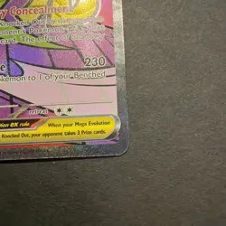 Pokemon TCG Mega Gengar EX 269/217 Holo English Psychic Full Art - Image 4