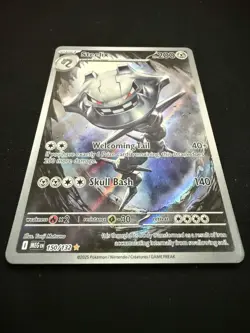 Steelix #150/132 ME01 Mega Evolution Illustration Rare Holo Pokemon NM - Image 3