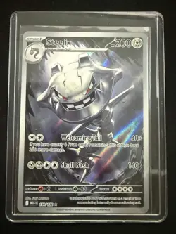 Steelix #150/132 ME01 Mega Evolution Illustration Rare Holo Pokemon NM - Image 5