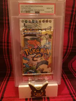 2001 Pokemon Japanese 1st Edition Expedition WOTC Vintage Booster Pack PSA 10 - Image 1