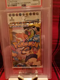 2001 Pokemon Japanese 1st Edition Expedition WOTC Vintage Booster Pack PSA 10 - Image 2