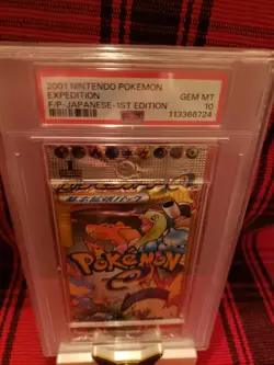 2001 Pokemon Japanese 1st Edition Expedition WOTC Vintage Booster Pack PSA 10 - Image 3
