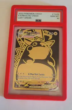 Pokemon Pikachu VMAX TG17/TG30 Swsh11: Lost Origin Holo PSA 10 - Image 1