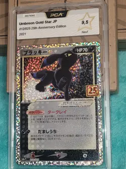 Carte Pokemon Umbreon Noctali Gold Star 012/025 Celebrations 25 TH PCA 9.5 JP - Image 1