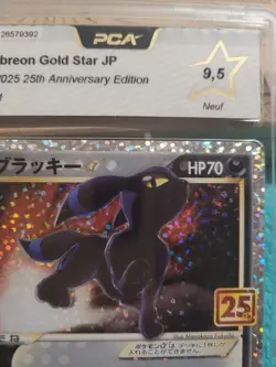 Carte Pokemon Umbreon Noctali Gold Star 012/025 Celebrations 25 TH PCA 9.5 JP - Image 3