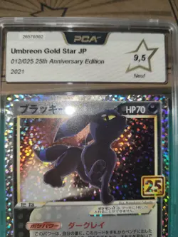 Carte Pokemon Umbreon Noctali Gold Star 012/025 Celebrations 25 TH PCA 9.5 JP - Image 4