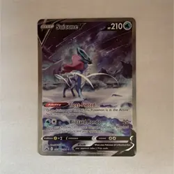 Pokemon Suicune V GG38/GG70 Crown Zenith Galarian Gallery Ultra Rare Holo - Image 1