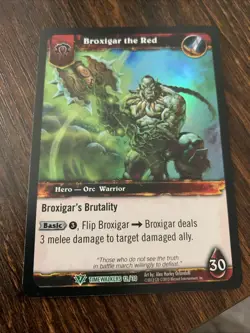 Broxigar the Red - Timewalkers - World of Warcraft TCG FOIL 12/30 - Image 1