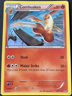 Combusken 13/111 XY-Furious Fists Regular - Pokemon Card - Image 1