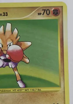 Hitmonchan 129/127 Platinum Holo Secret Rare Vintage Pokemon TCG Card - Image 3