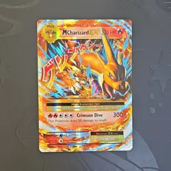 M Charizard EX 13/108 Evolutions 220 HP Mega Holo Ultra Rare Pokemon TCG Card - Image 1