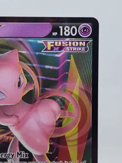 Pokemon Mew V 113/264 Ultra Rare Holo Fusion Strike Basic Psychic TCG Card 2021 - Image 4