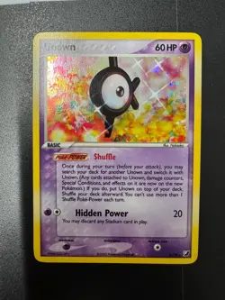 Pokemon Unown K/28 EX Unseen Forces Ultra Rare Holo Card - Image 1
