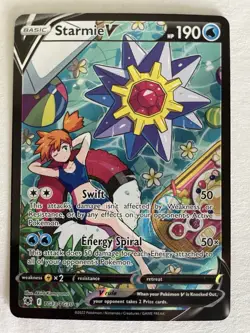 ✨Starmie V TG13/TG30 Astral Radiance Trainer Gallery Ultra Rare Pokemon Card NM - Image 3