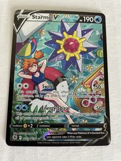 ✨Starmie V TG13/TG30 Astral Radiance Trainer Gallery Ultra Rare Pokemon Card NM - Image 4