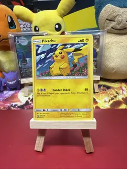 Pikachu SM206 Sm Holo *swirl* plus free bonus card🔥 - Image 1
