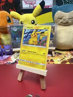 Pikachu SM206 Sm Holo *swirl* plus free bonus card🔥 - Image 3