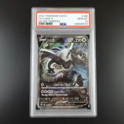 PSA 10 Lugia V 186/195 Pokemon Silver Tempest Alt Art Graded Card - Image 1