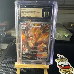 CGC 10 Pristine Blaziken AR 101/098 Pokemon Card Glory of the Rocket Gang - Image 1