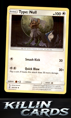 Type: Null 183/236 Pokemon Uncommon SM - Unified Minds Card NM - Image 1