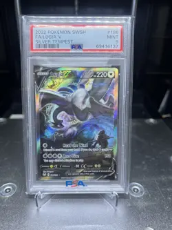 Pokemon TCG Lugia v Ultra Rare Card Swsh12: Silver Tempest PSA 9 - Image 1