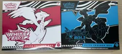 Pokemon TCG Black Bolt and White Flare Elite Trainer Box ETB Sealed Set - Image 1
