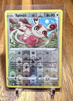 Spinda 141/195 Reverse Holo Silver Tempest Pokemon Card NM - Image 1