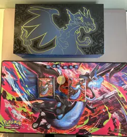 Pokemon TCG Phantasmal Flames Mega Charizard X UPC (Box & Accessories Only) - Image 1