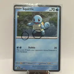 Squirtle 048 HD SWIRL - Pokemon 151 Promo Double swirl 🌀🌀Cosmos Holos NM/M - Image 1