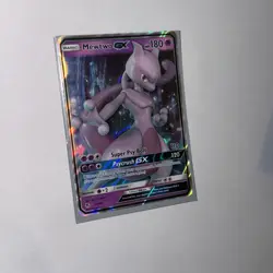 Pokemon TCG Mewtwo GX Hidden Fates 31/68 Holo Ultra Rare NM - Image 1