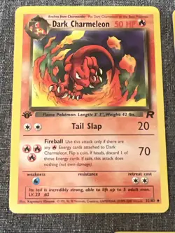 Lot Of 3 Pokemon Team Rocket Cards Dark Charmelon/Dark Dragonair/Dark Electrode - Image 2