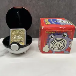 Pokemon Poliwhirl 23K Gold Plated Card - Image 1