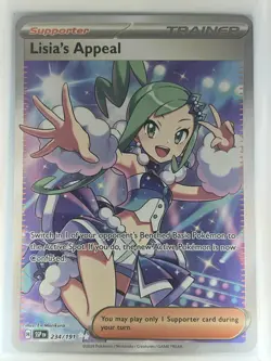 Lisia's Appeal 234/191 SV08: Surging Sparks Ultra Rare Holo Near Mint - Image 1