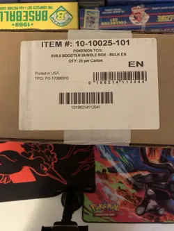 Pokemon Prismatic Evolutions Booster Bundle Case (25 Bundles) – Factory Sealed - Image 1