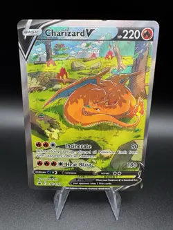 Charizard V SWSH260 Sword & Shield Full Art Black Star Promo Pokemon TCG NM - Image 1