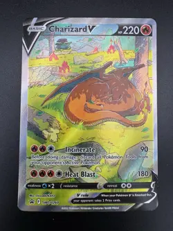 Charizard V SWSH260 Sword & Shield Full Art Black Star Promo Pokemon TCG NM - Image 3