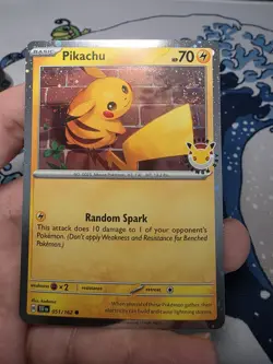 2026 Pokemon Day 30th Anniversary Pikachu 051 Stamped Promo w/ Tail Swirl! 🌀 - Image 1