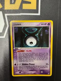 Pokemon Unown V/28 EX Unseen Forces Ultra Rare Holo Card - Image 1