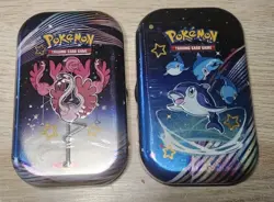 2x LOT Pokemon Mini Tin: Paldean Fates - Factory Sealed - Image 1