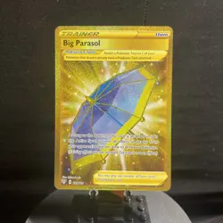 Pokemon Card Big Parasol 199/189 Darkness Ablaze Secret Rare NM - Image 1