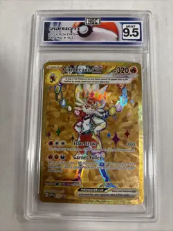 2024 Pokemon Cinderace Ex Promo #163 HGC 9.5 (sb3) - Image 1