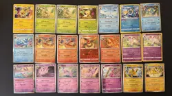 Pokemon TCG Jolteon & Leafeon & Glaceon & Vaporeon & Flareon Lot (24 Cards) - Image 1