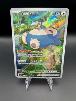 Snorlax SVP 051 Full Art Holo Pokemon Black Star Promo Near Mint - Image 1