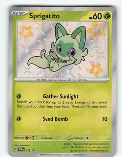 SPRIGATITO 076 PROMO SCARLET & VIOLET POKEMON NM - Image 2