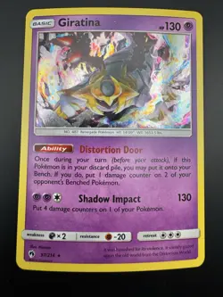 Giratina 97/214 Pokemon Sun & Moon Lost Thunder Holo Rare 2018 - Image 3