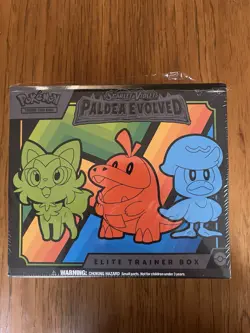 Pokemon TCG Scarlet & Violet Paldea Evolved ETB, New Sealed BOX TEAR - Image 1