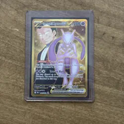 Pokemon Team Rocket's Mewtwo EX 240/182 Sv10 Destined Rivals Hyper Rare Holo - Image 1