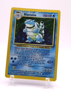Pokemon 1999 Base Set Blastoise Holo Rare 2/102 LP - Image 1