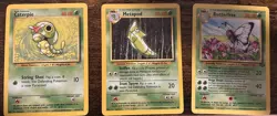 Pokemon Caterpie/Metapod/Butterfree Set 45-54/102 33/64 Base/Jungle Regular Set - Image 1