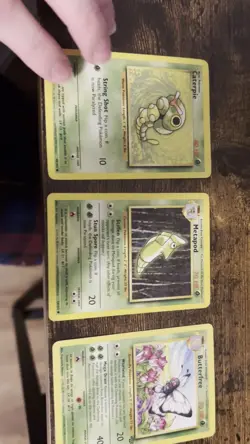 Pokemon Caterpie/Metapod/Butterfree Set 45-54/102 33/64 Base/Jungle Regular Set - Image 2
